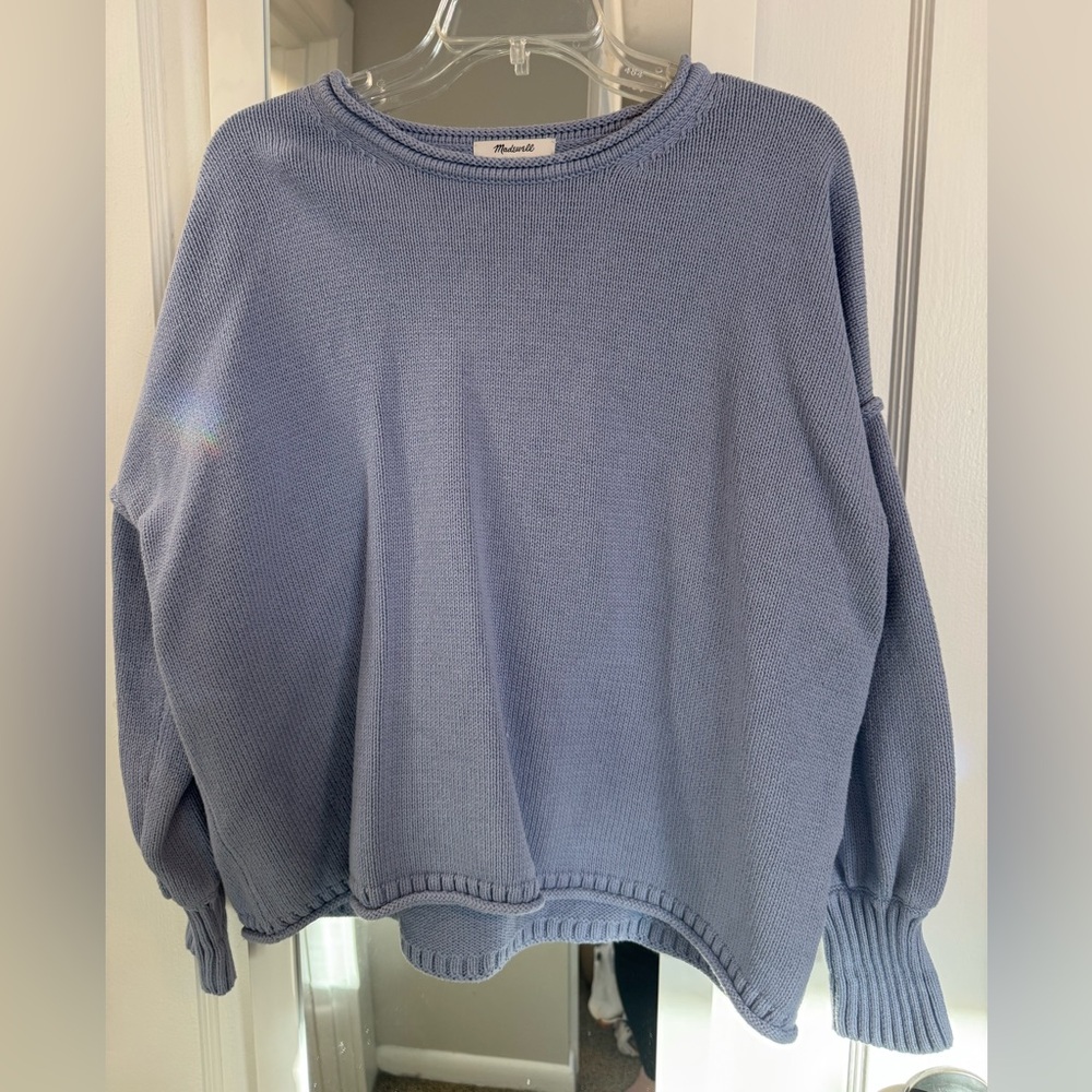 Nwot Madewell Conway pullover sweater craft blue